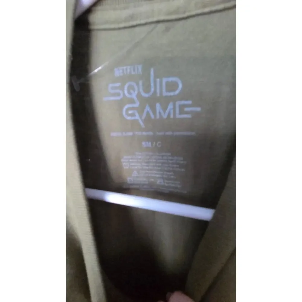 Netflix Squid Game Graphic Tee S/Med Olive First Annual Game Shirt